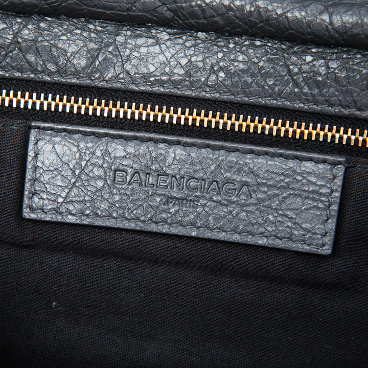 Balenciaga Cuir d’agneau Motocross Giant 12 Envelope Pochette With Strap