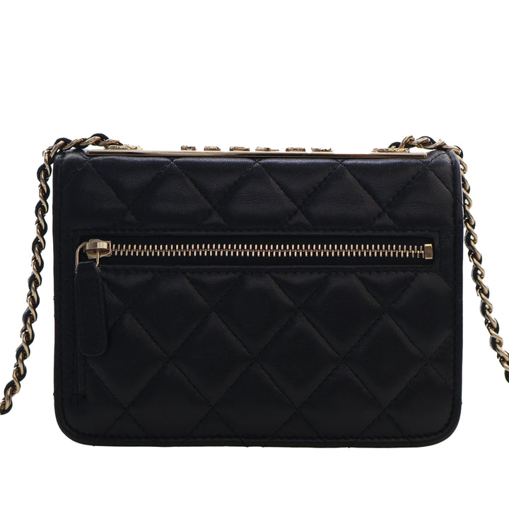 Chanel Mini Matelassé Cuir d'agneau Trendy CC Wallet on Chain
