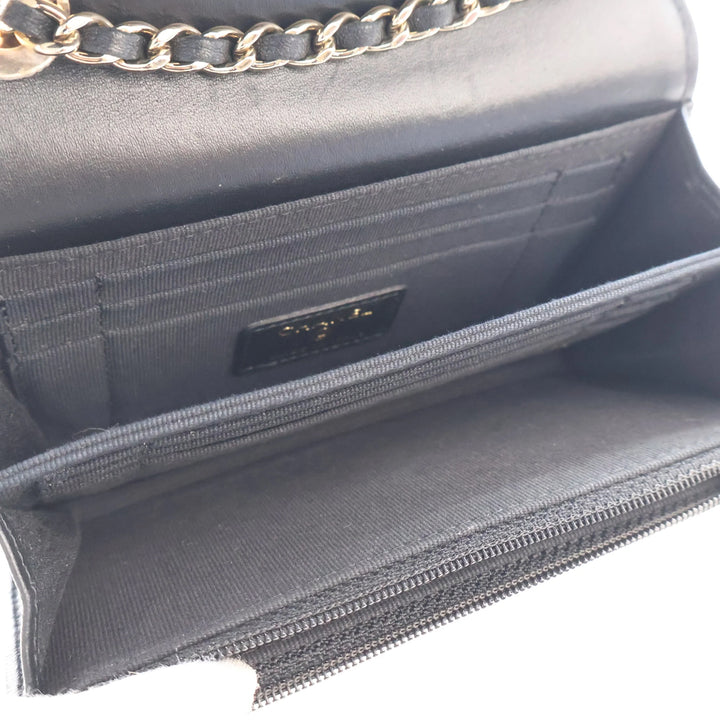 Chanel Mini Matelassé Cuir d'agneau Trendy CC Wallet on Chain