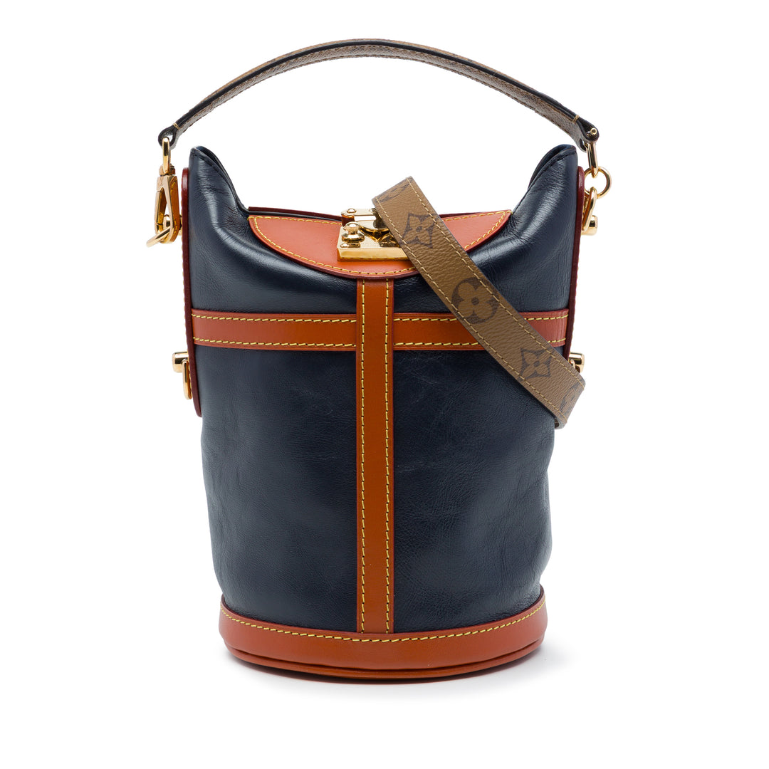 Louis Vuitton Duffle Sac Cuir de veau Bleu