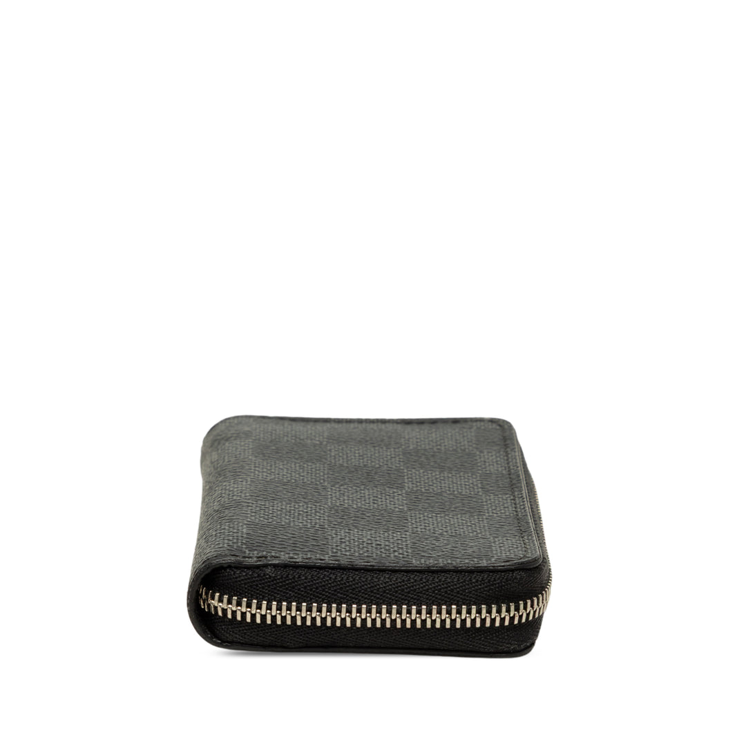 Louis Vuitton Porte-monnaie Zippy Damier Graphite Noir – vue 3 – GABY PARIS