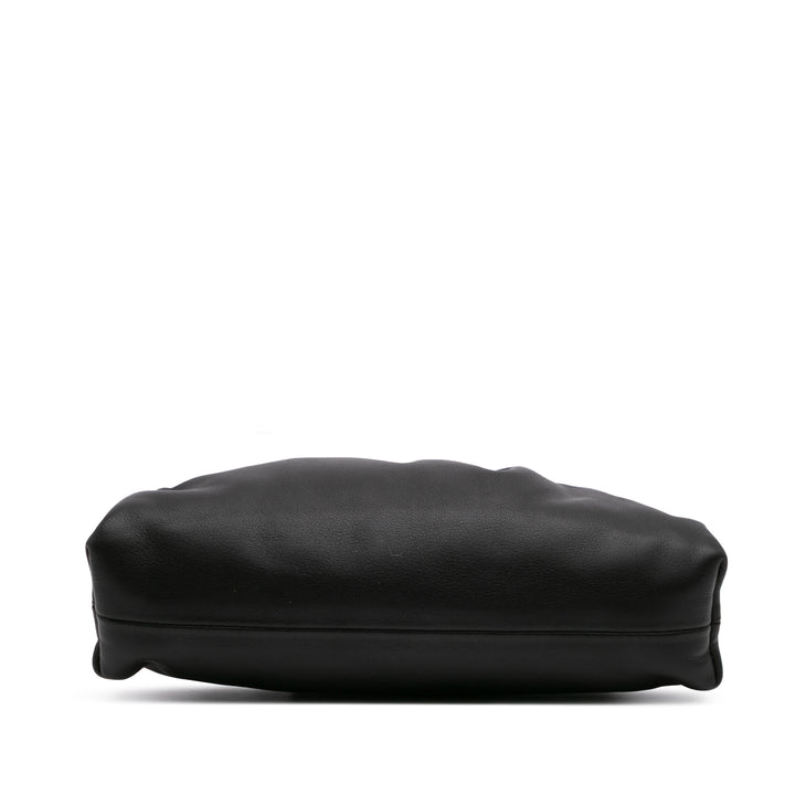 Bottega Veneta Cuir d’agneau The Mini Pochette Sac porté croisé Noir
