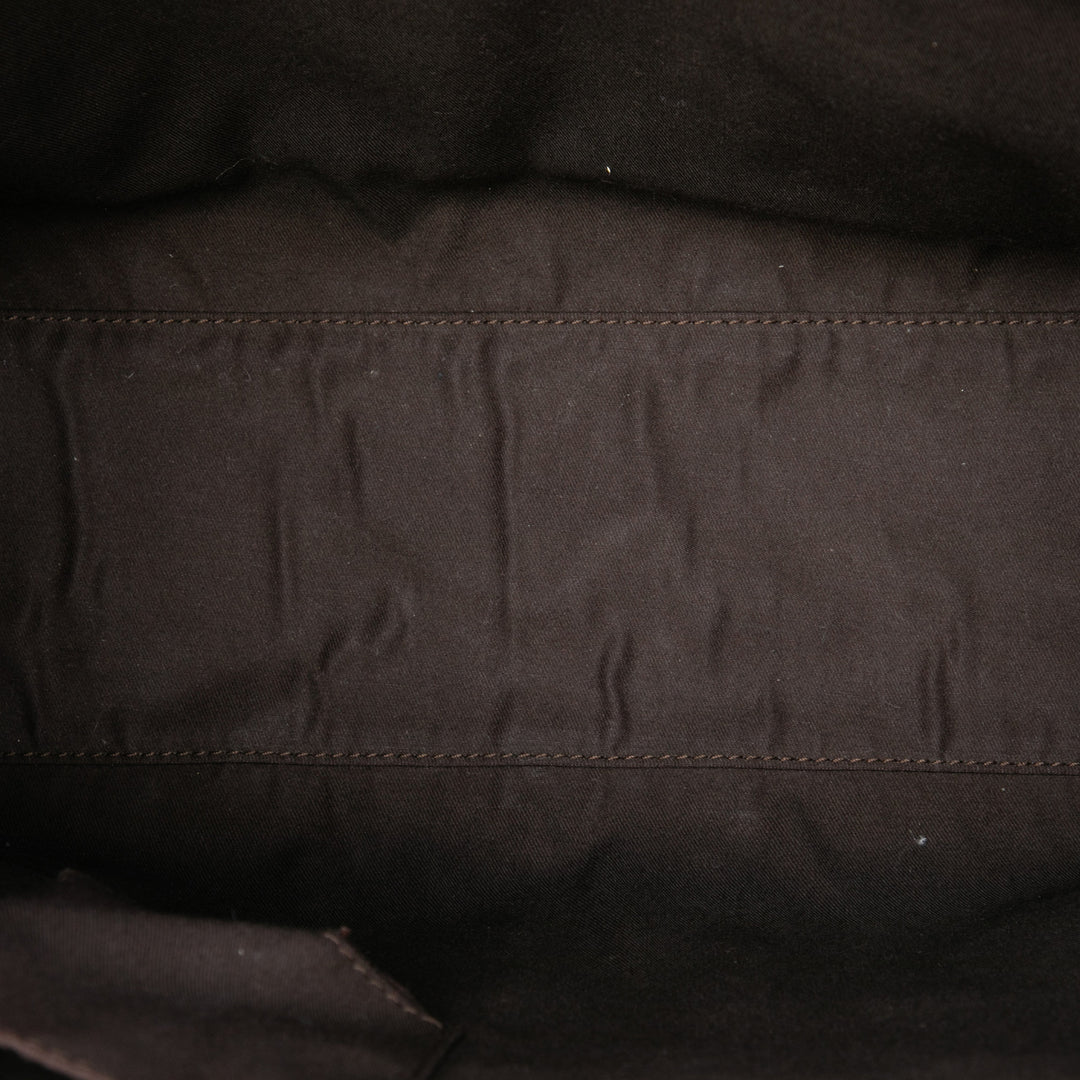 Gucci Cuir de veau et GG Toile Nailhead Cabas
