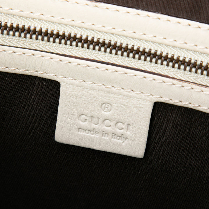 Gucci Cuir de veau et GG Toile Nailhead Cabas