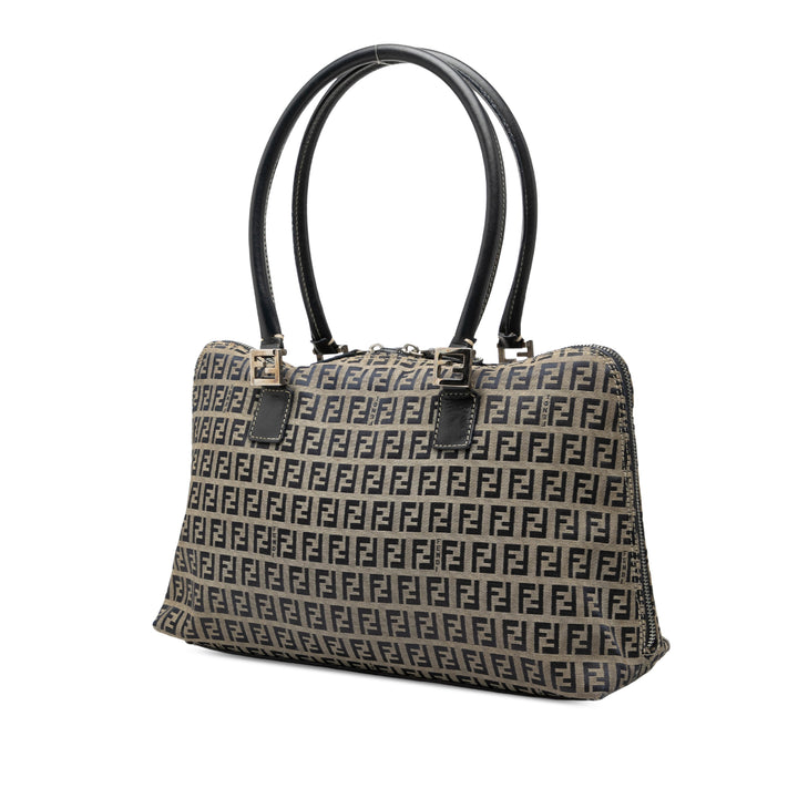 Fendi Sac porté épaule Zucchino Gris – vue 2 – GABY PARIS