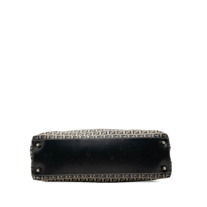 Fendi Sac porté épaule Zucchino Gris – vue 3 – GABY PARIS