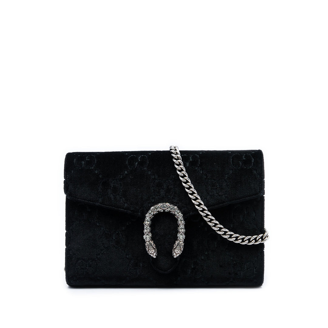 GG Dionysus Wallet on Chain Noir