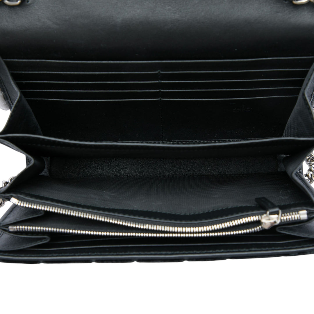GG Dionysus Wallet on Chain Noir