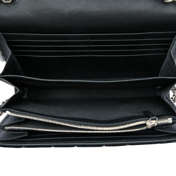 GG Dionysus Wallet on Chain Noir