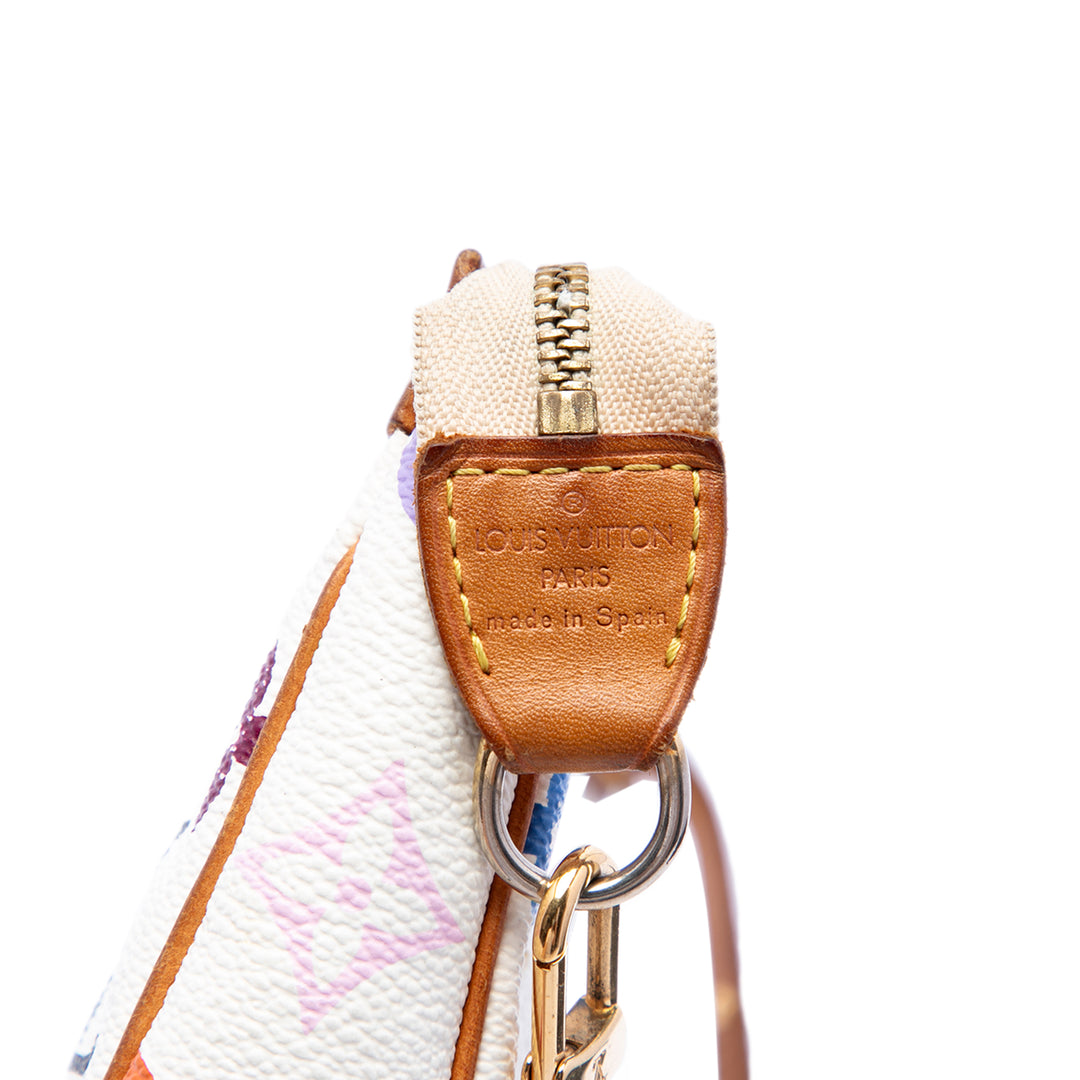 Louis Vuitton Pochette Accessoires Monogram Multicolore Blanc