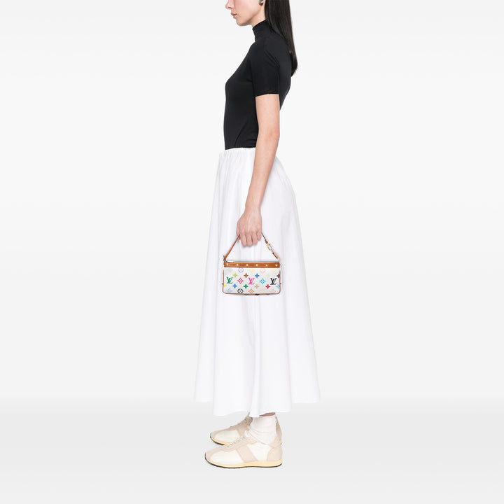 Louis Vuitton Pochette Accessoires Monogram Multicolore Blanc
