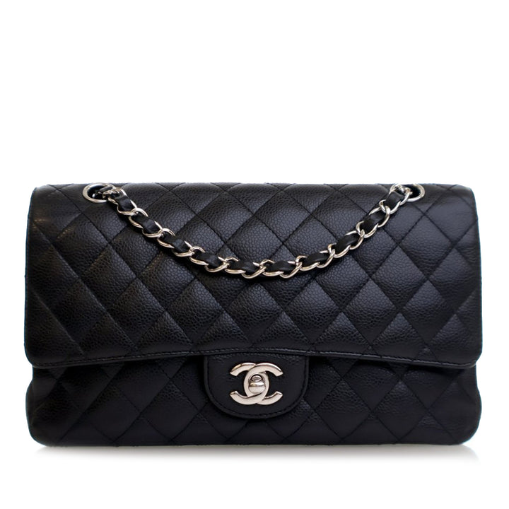 Chanel Medium Classic Caviar Double rabat