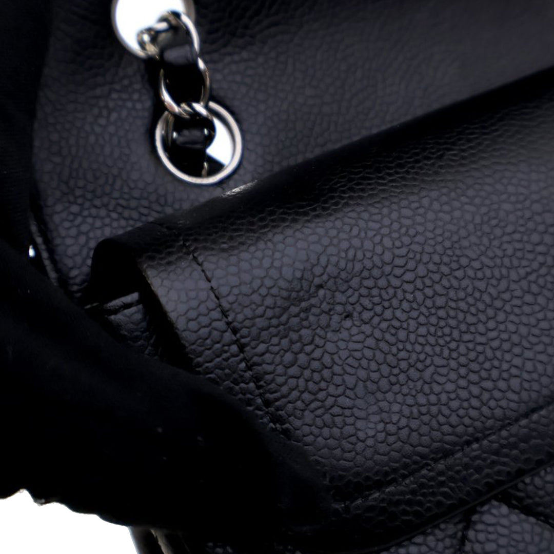 Chanel Medium Classic Caviar Double rabat