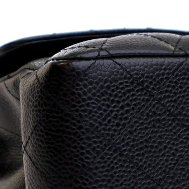 Chanel Medium Classic Caviar Double rabat