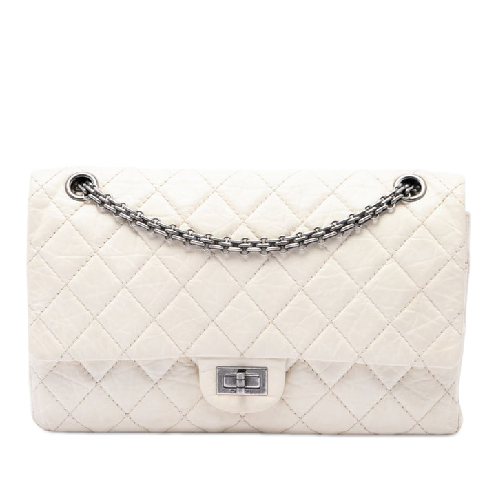 Chanel Matelassé vieilli Cuir de veau Reissue 2.55 Double rabat 226