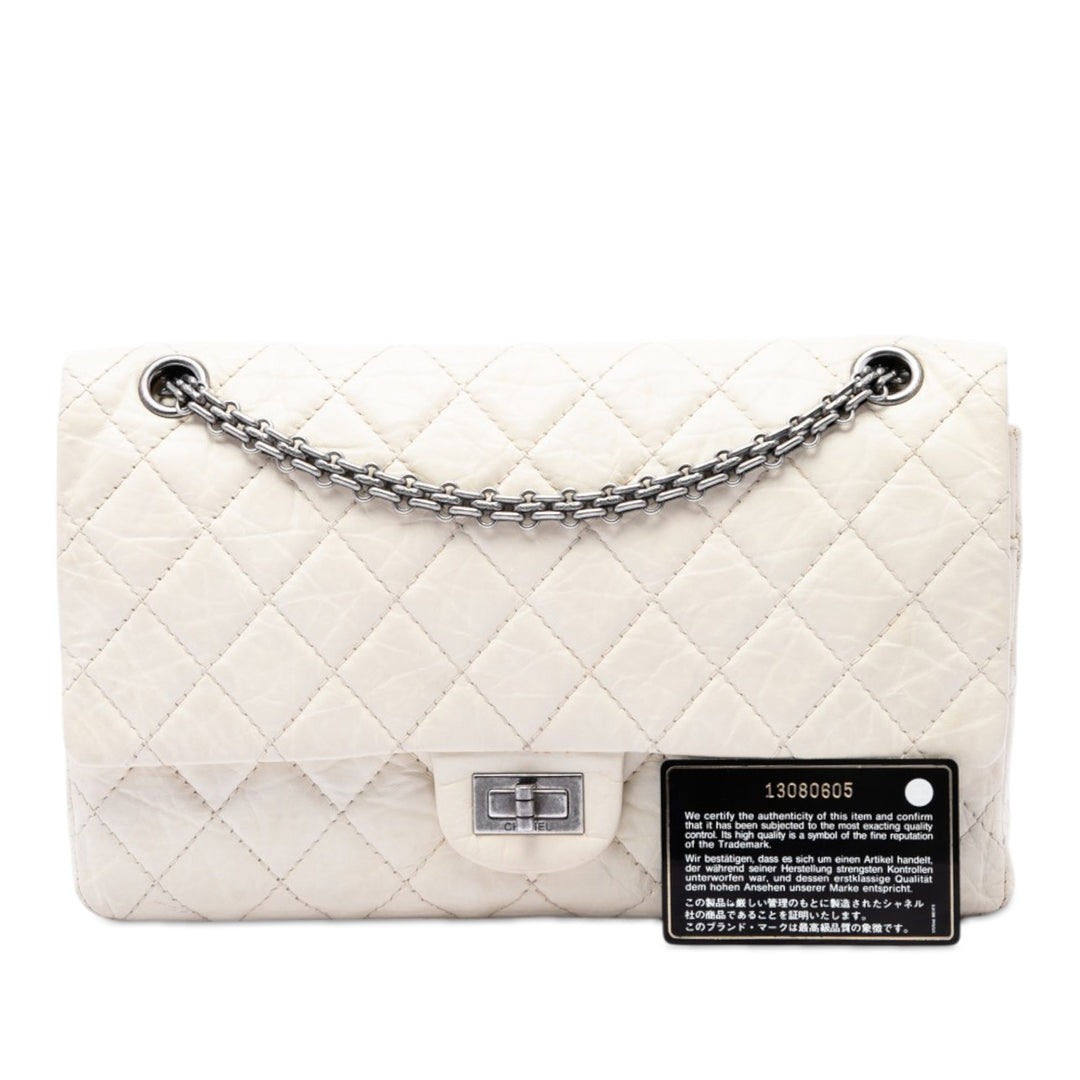 Chanel Matelassé vieilli Cuir de veau Reissue 2.55 Double rabat 226