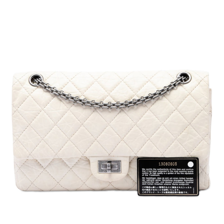 Chanel Matelassé vieilli Cuir de veau Reissue 2.55 Double rabat 226
