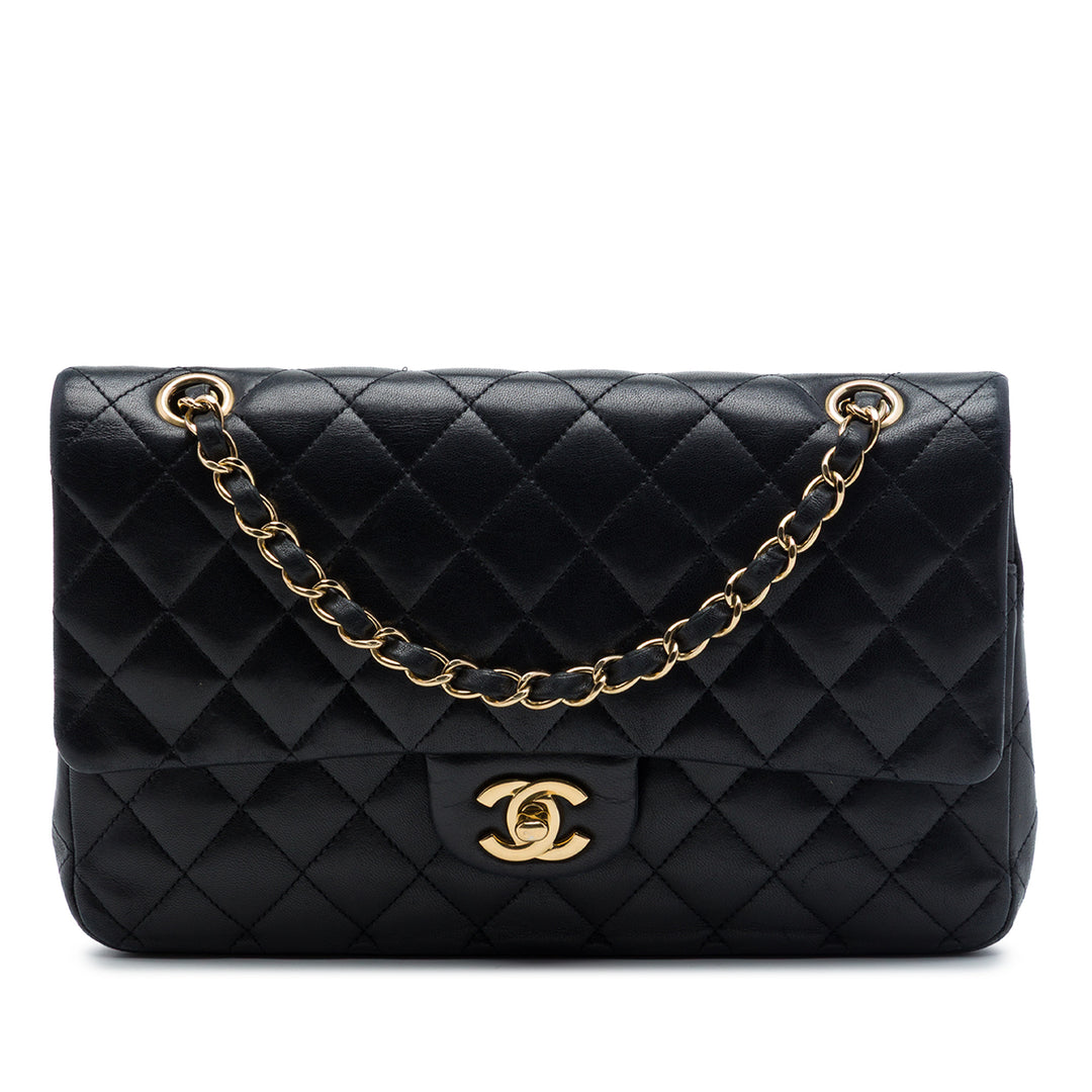 Chanel Medium Classic Cuir d’agneau Double rabat