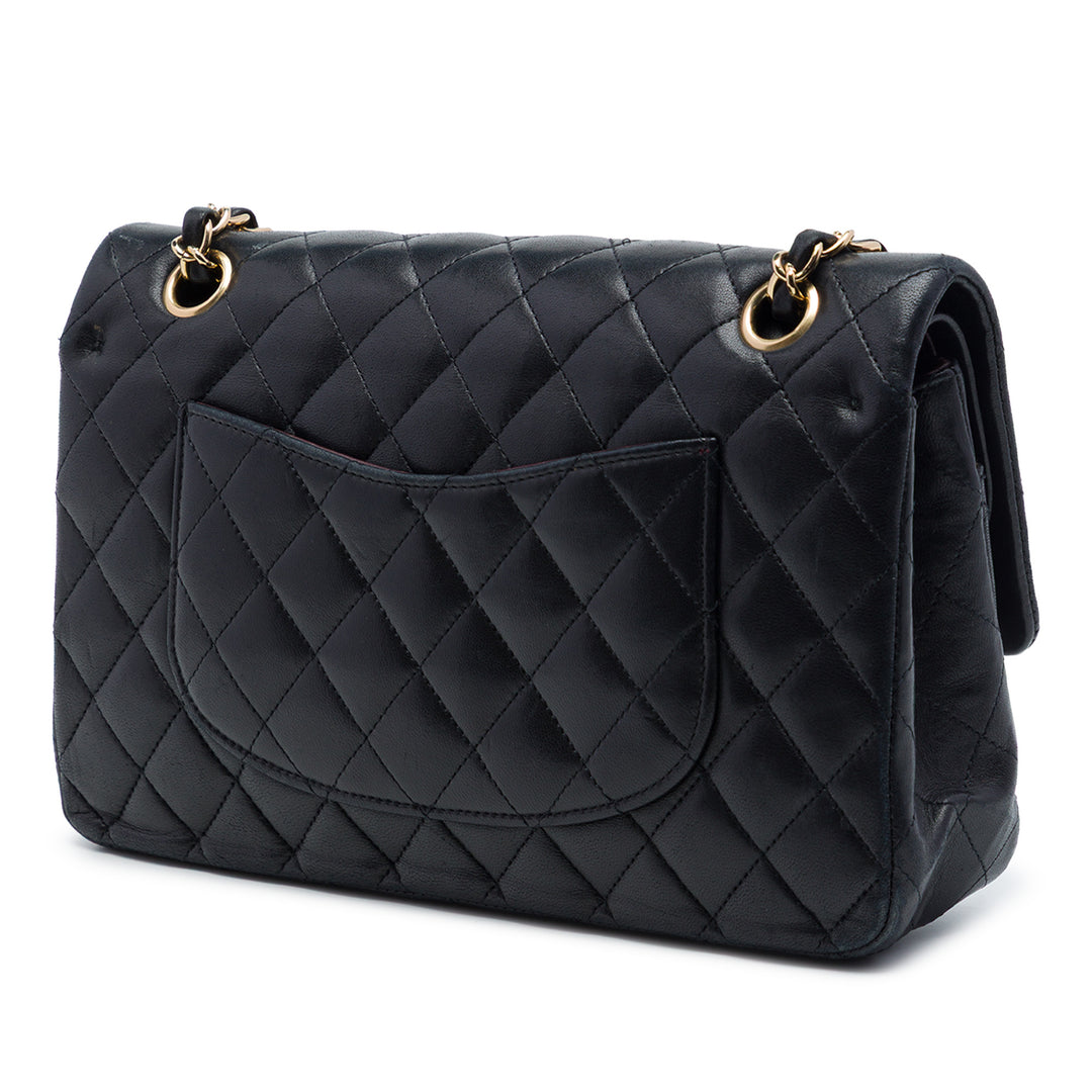 Chanel Medium Classic Cuir d’agneau Double rabat