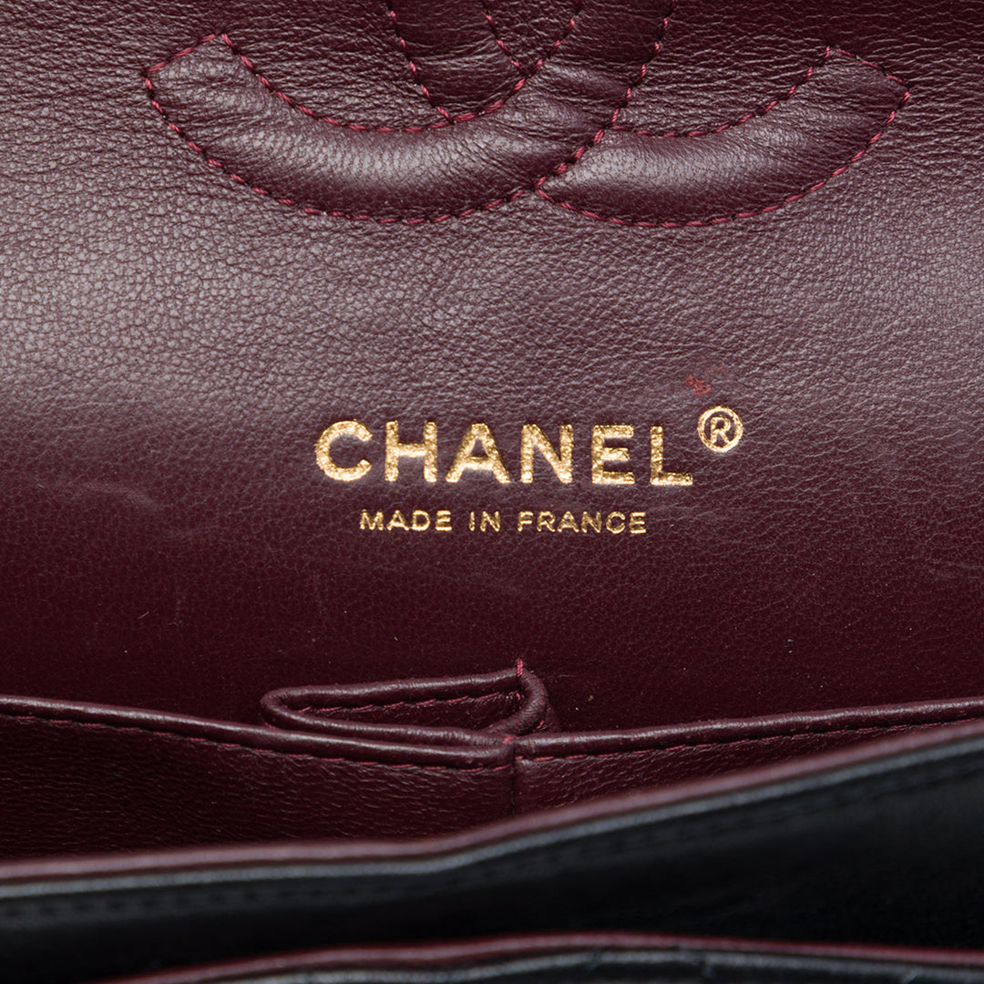 Chanel Medium Classic Cuir d’agneau Double rabat