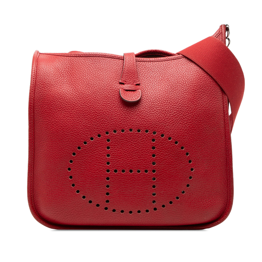 Hermès Sac bandoulière Evelyne III 29 Clémence Rouge – vue principale – GABY PARIS