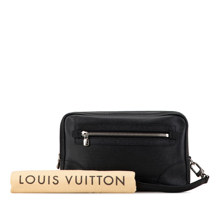 Louis Vuitton Taiga Neo Pavel Clutch Black - GABY PARIS