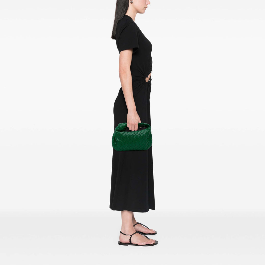 Bottega Veneta Mini Nappa Intrecciato Jodie Vert