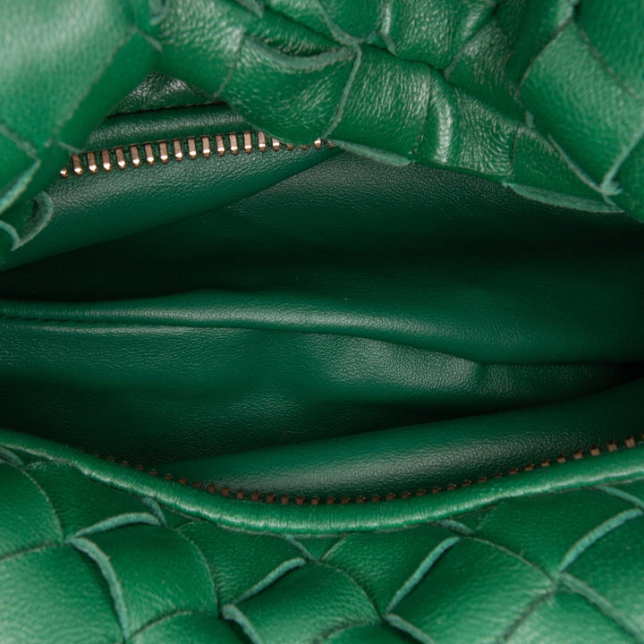 Bottega Veneta Mini Nappa Intrecciato Jodie Vert