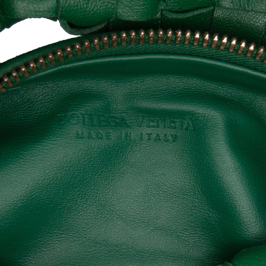 Bottega Veneta Mini Nappa Intrecciato Jodie Vert