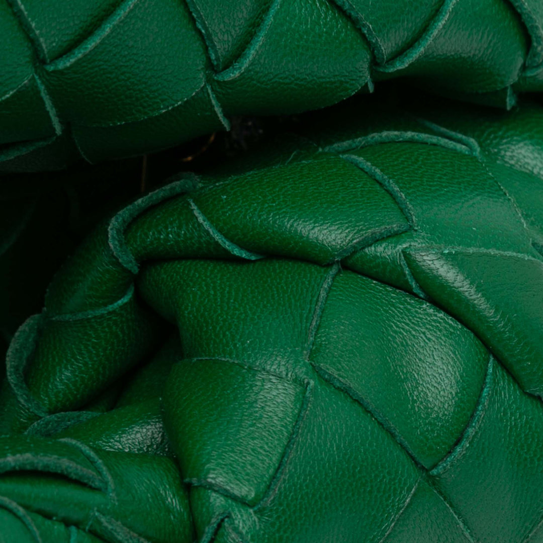 Bottega Veneta Mini Nappa Intrecciato Jodie Vert