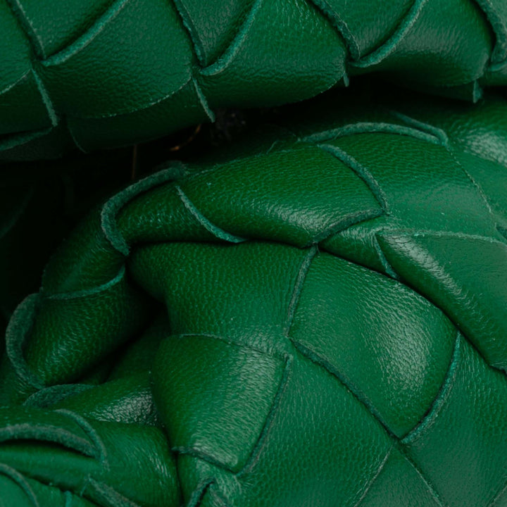 Bottega Veneta Mini Nappa Intrecciato Jodie Vert