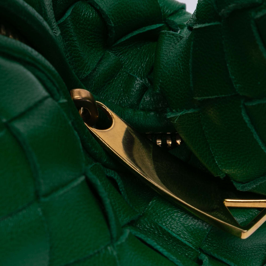 Bottega Veneta Mini Nappa Intrecciato Jodie Vert