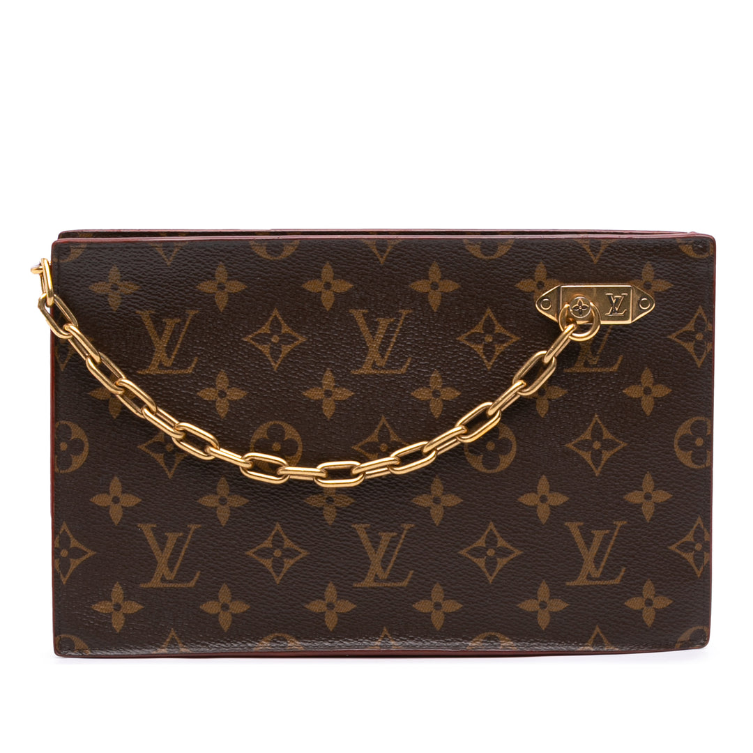 Louis Vuitton Monogram Legacy Chain Pochette Marron – GABY PARIS Authentique