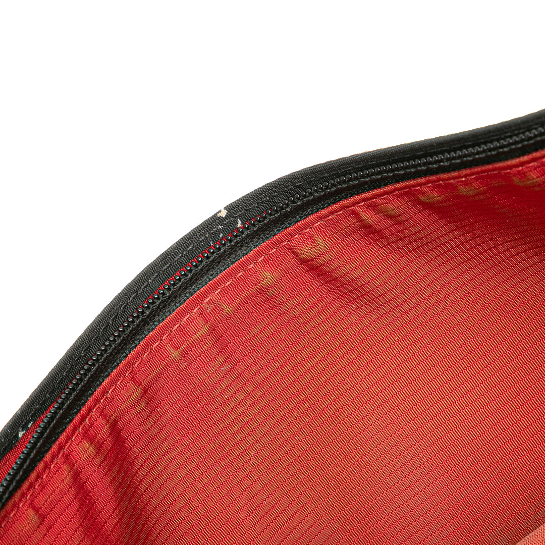Old Travel Line Nylon Bifold Long Wallet Black - Gaby Paris