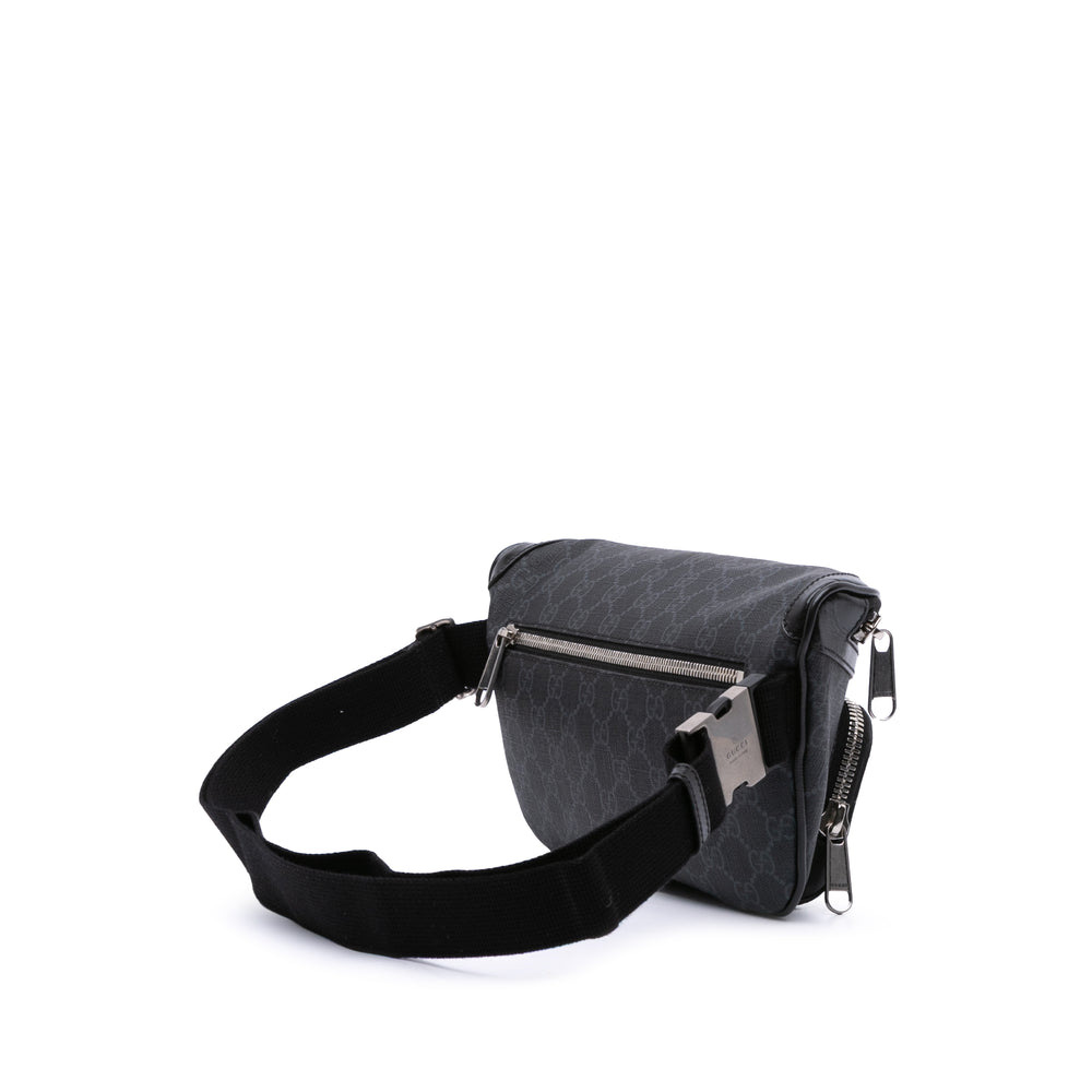 GG Supreme Interlocking G Belt Bag Brown - Gaby Paris