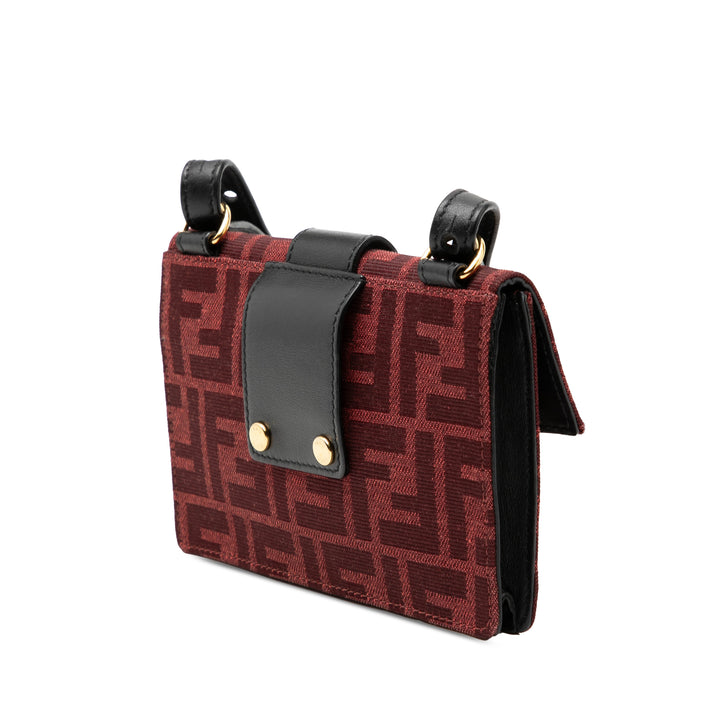 Fendi Zucca Toile Convertible Baguette Pochette