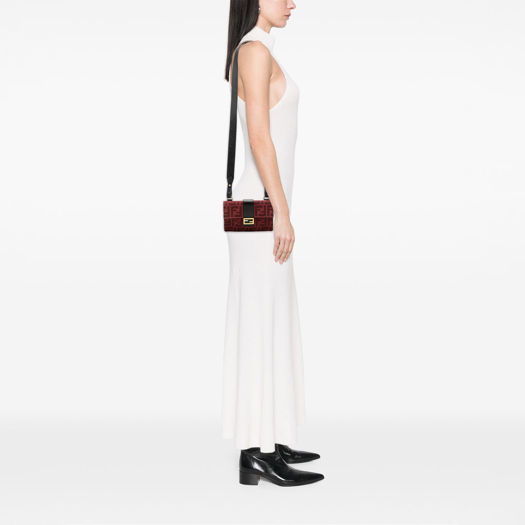 Fendi Zucca Toile Convertible Baguette Pochette
