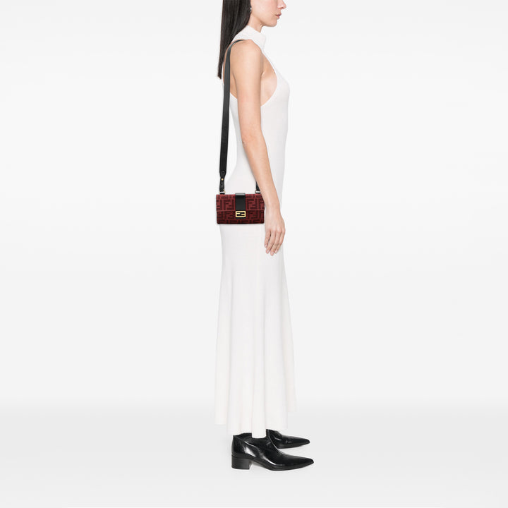 Fendi Zucca Toile Convertible Baguette Pochette
