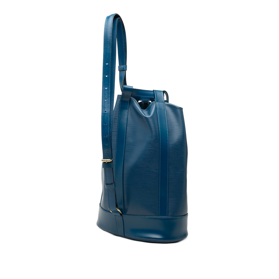 Louis Vuitton Randonnee PM Épi Bleu