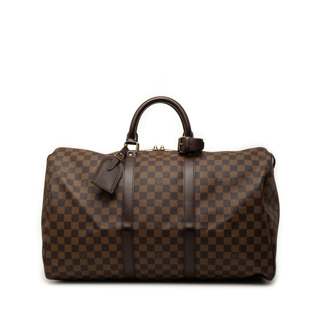 Louis Vuitton Keepall 50 Damier Ébène Marron