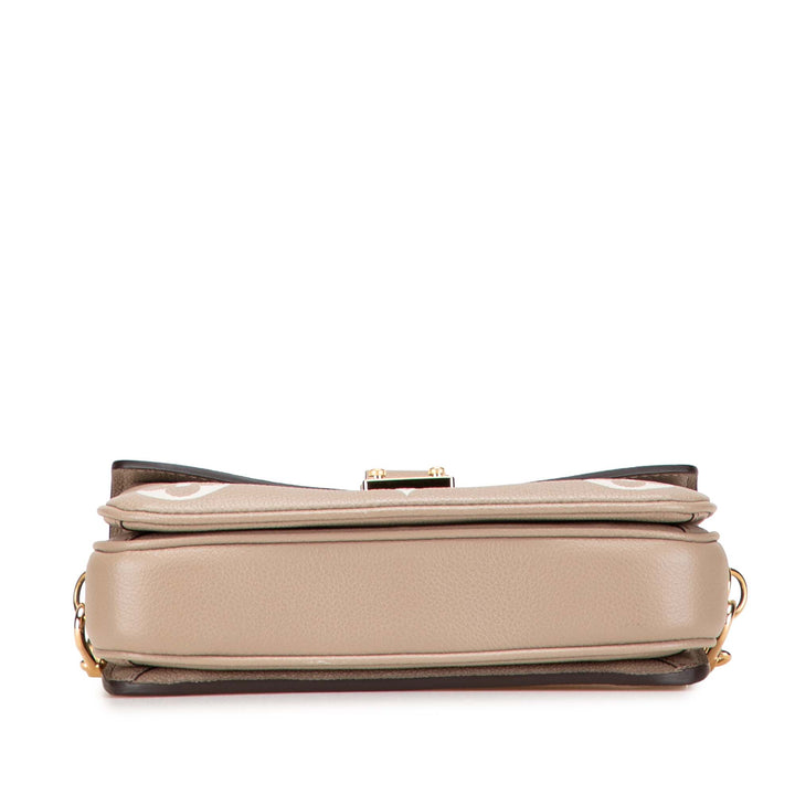 Louis Vuitton Monogram Empreinte Pochette Metis East West Marron – GABY PARIS Authentique