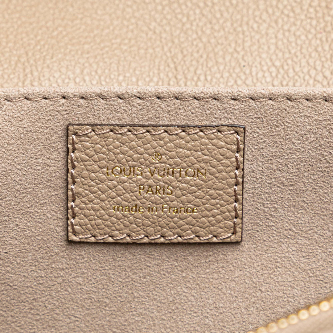 Louis Vuitton Monogram Empreinte Pochette Metis East West Marron