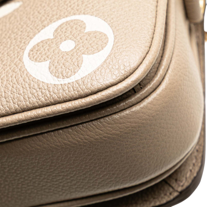 Louis Vuitton Monogram Empreinte Pochette Metis East West Marron – GABY PARIS Authentique