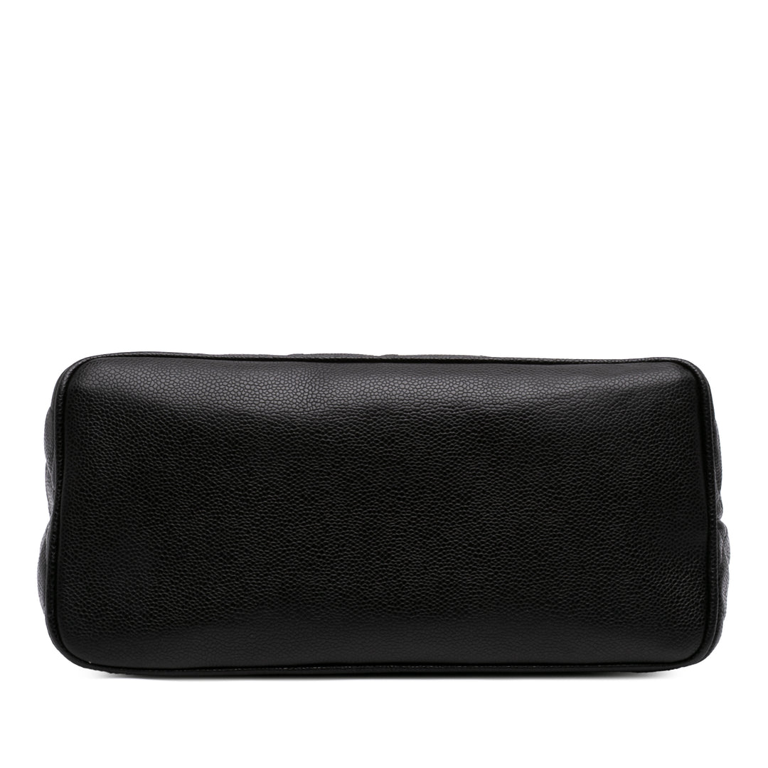 Medallion Cabas Cuir caviar Noir