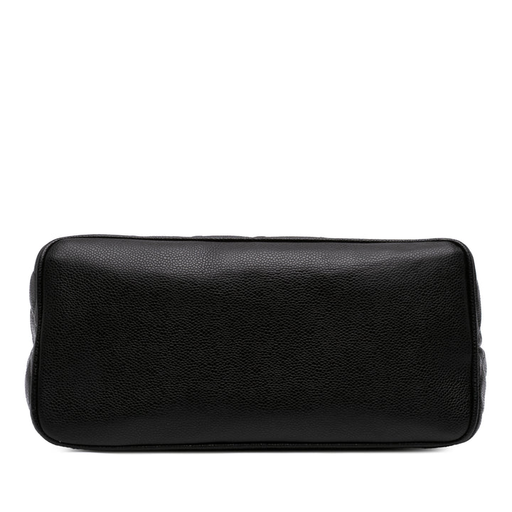 Medallion Cabas Cuir caviar Noir