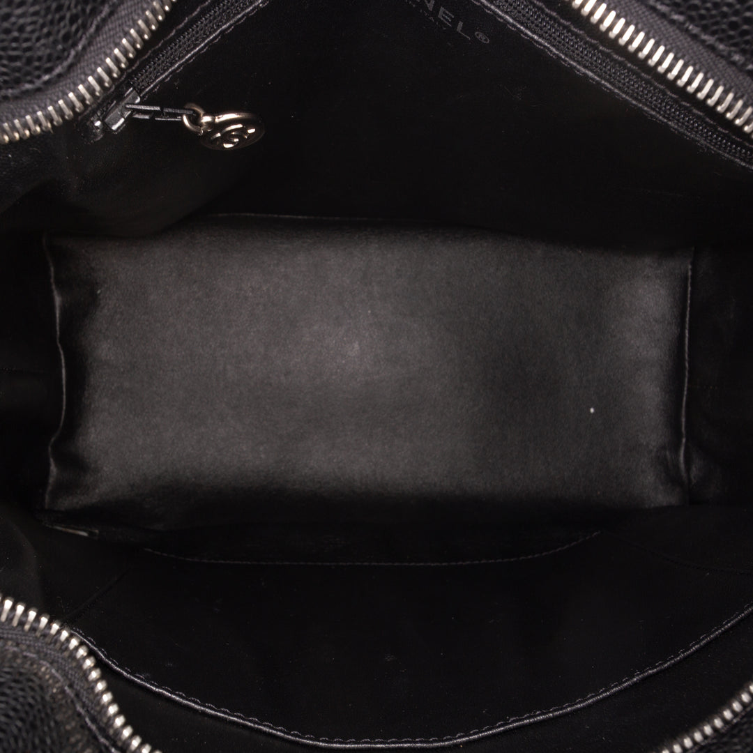 Medallion Cabas Cuir caviar Noir