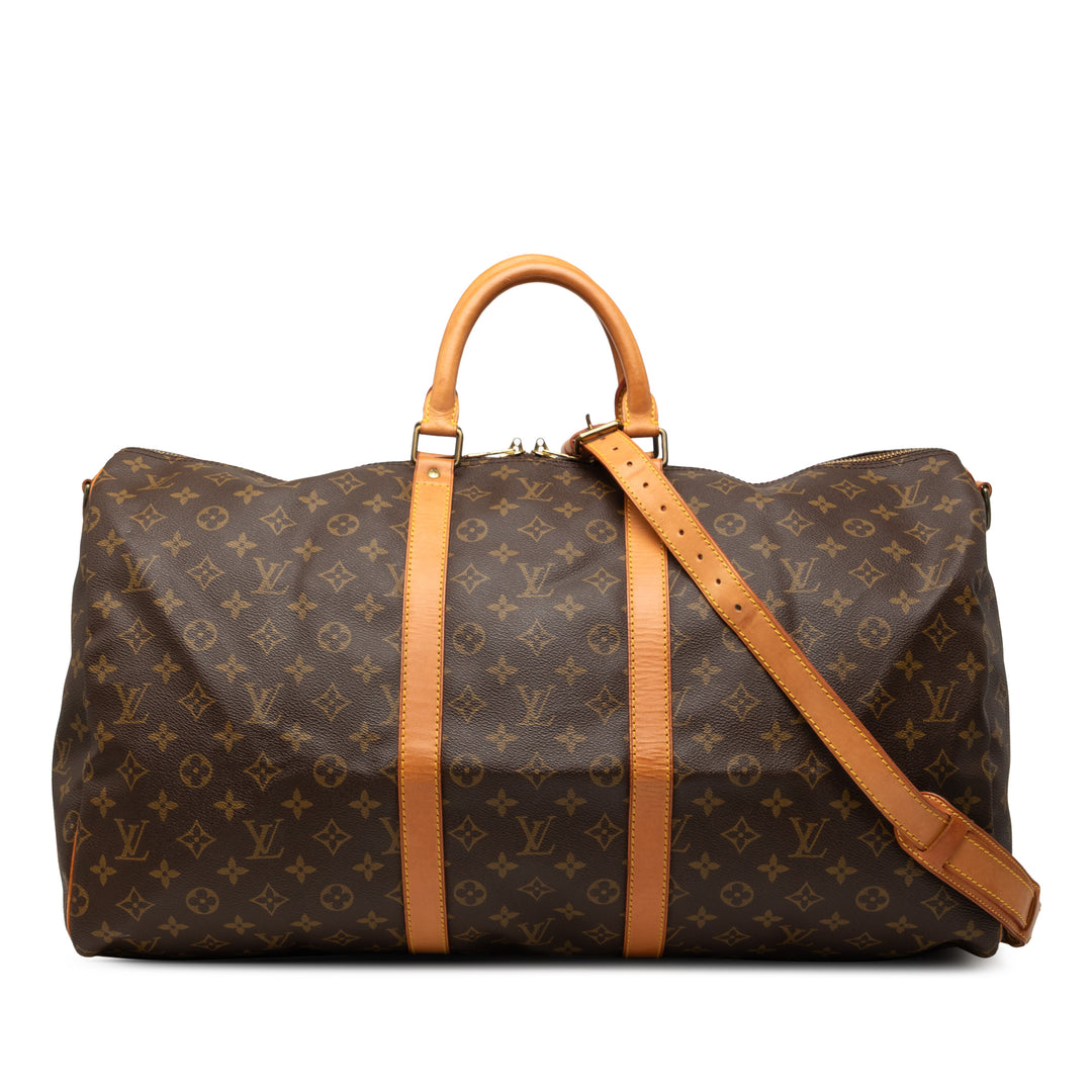 Keepall Bandouliere 55 Monogram Marron