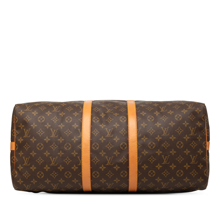 Keepall Bandouliere 55 Monogram Marron