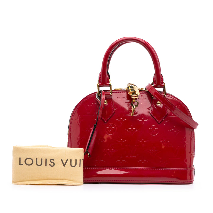 Monogram Vernis Alma BB Red - Gaby Paris