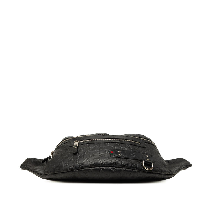 Gucci Ceinture Guccissima Web Noir – vue 3 – GABY PARIS